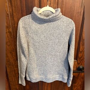 TEK GEAR size XS cowl neck sweatshirt, heather gray, used